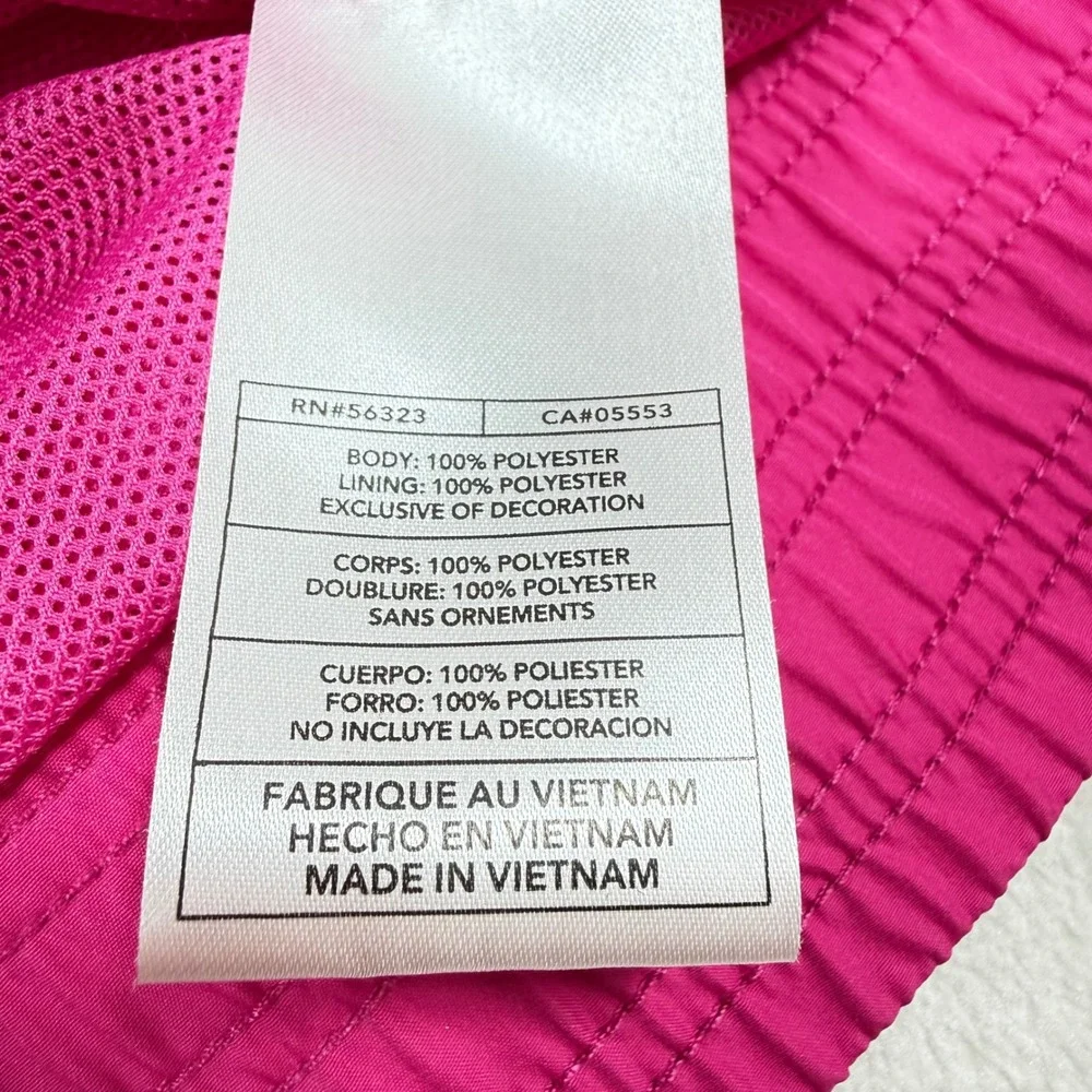 Nike Athletic Dept Girls Pink Windbreaker‎ Track Jacket Full Zip 370902-674 L